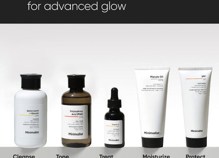 Minimalist 7% Ala & Aha Brightening Face Wash With Vitamin B5 For Hydration, Glycolic Acid For Exfoliation & Alpha Lipoic Acid For Glowing Skin | For Men & Women, 100 Ml