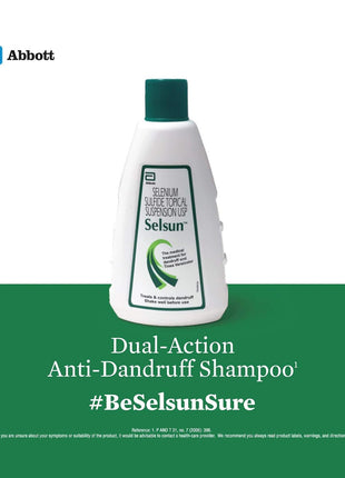 Selsun Suspension Anti Dandruff Shampoo, 60ml (Pack of 2)