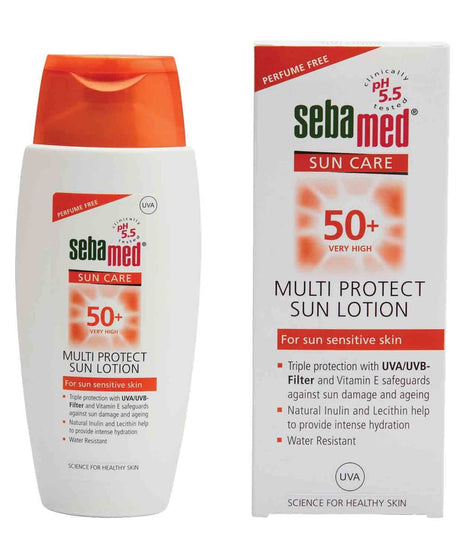 Sebamed sun care spf+50 lotion 150ml pack of 2