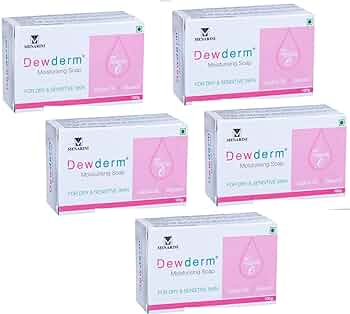 Dewderm Soap, 100gm pack of 5