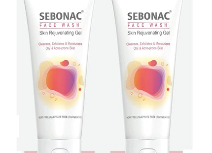 Sebonac face wash ( pack of 2) Face Wash  (75 g)