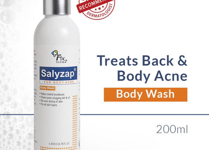 Salyzap for body acne body wash 200ml pack of 2