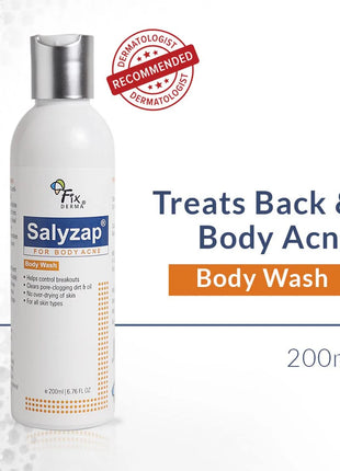 Salyzap for body acne body wash 200ml