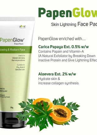 Papenglow face pack 75g pack of 2