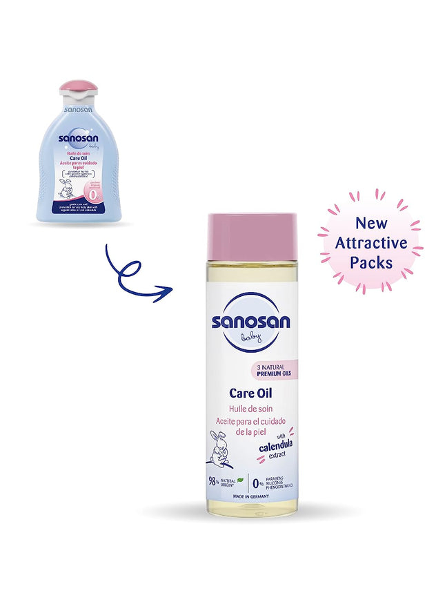 Sanosan baby care oil 200 ml | glowderma