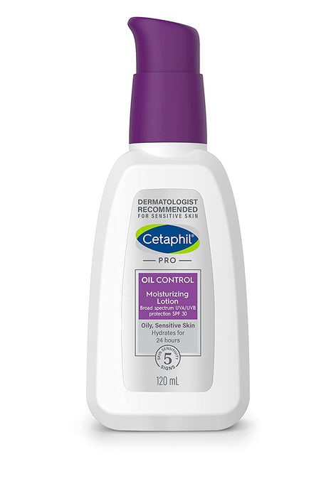 Cetaphil pro oil control moisturizing lotion oily, sensitive skin 120ml | galderma