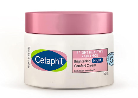 cetaphil brightening night comfort cream 50gm | galderma