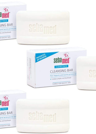 SEBAMED CLEAR FACE BAR 100g pack of 3