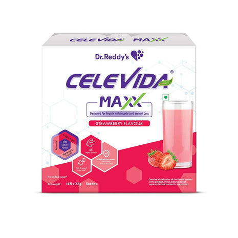 Celevida Maxx Strawberry Flavour 400G