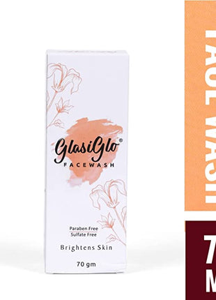 Glasiglo Facewash With Vitamin - C Removes dead skin cells & dark spots ( 70 ml ) (PACK OF 2)