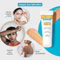 Brinton UV Doux Blue Sunscreen Gel SPF 50 pa+++ UVA/UVB, 50 gm | brinton
