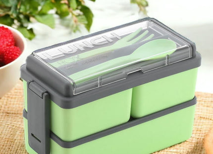 Lunch Box for Office Men and Lunch Box for Kids, Microwave Safe Lunch Boxes (Pack of 1,Multicolor, Plastic