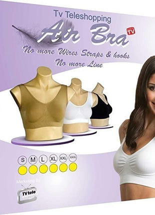 Women's Multicolor Air Bra Pack Of 3 Free Size