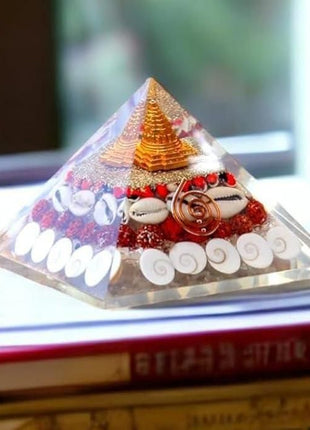 Gomti Chakra Original Shree Yantra Pyramid for Wealth and Prosperity Feng Shui vastu Items for Home for Good Luck Item Positive Energy Size 2.5-3 inch