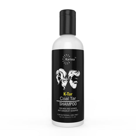 Karissa K TAR COAL TAR SHAMPOO - ANTI DANDRUFF SHAMPOO  (200ml) Pack of 2