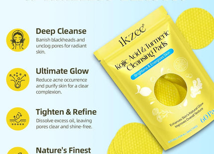 Turmeric Kojic Acid Cleansing Pads