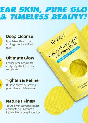 Turmeric Kojic Acid Cleansing Pads