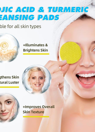 Turmeric Kojic Acid Cleansing Pads