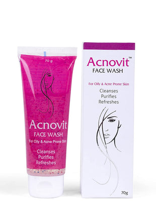 Acnovit facewash for oily & acne prone skin ( 70 ml ) (PACK OF 2)