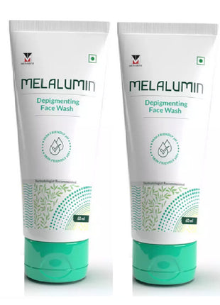 MELALUMIN FACEWASH 60ML 2PC