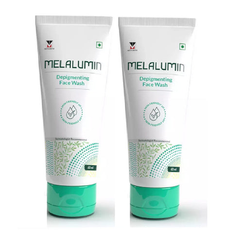 MELALUMIN FACEWASH 60ML 2PC