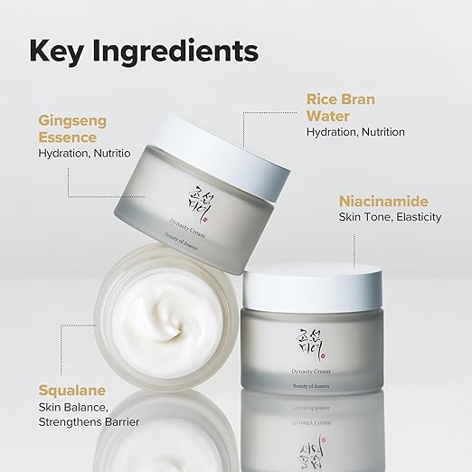 Dynasty Cream for Hydration with Niacinamide & Squalane - 50 ml