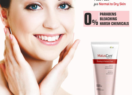 Maluscare face pack cleanser 75g pack of 2