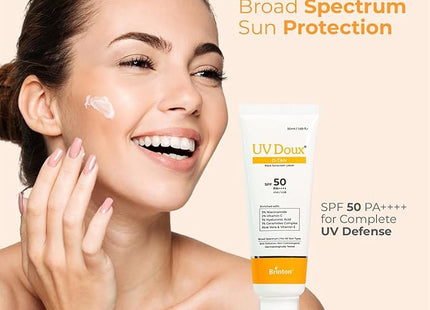 Brinton UV Doux D-Tan Aqua Sunscreen Lotion | SPF 50 PA++++ |50ML