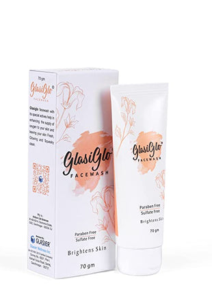 Glasiglo Facewash With Vitamin - C Removes dead skin cells & dark spots ( 70 ml ) (PACK OF 2)