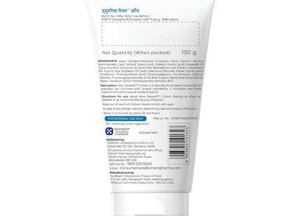 Dewsoft Moisturising Cream 150g with Coconut & Aloe for Daily Hydration