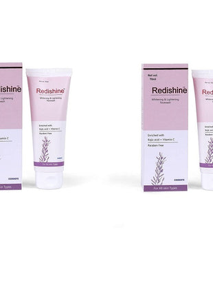 redishine whiteing & lightening face wash (70ml) (pack of 2)