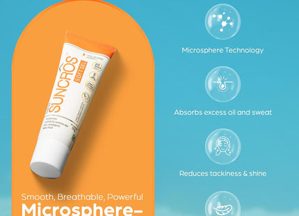 Suncros Softgel Sunscreen, SPF 50+ & PA+++ 50g