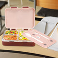 Nayasa Vitamax Insulated Lunchbox: Stainless Steel Inner, Leakproof, Durable - Perfect for School Kids, Brown