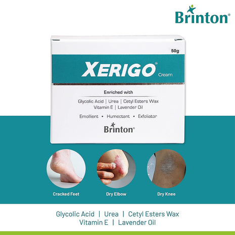 Xerigo Intense Skin Moisturizing Cream 50 gm | brinton