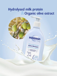 Sanosan Baby Bath Shampoo 500ml Glowderma
