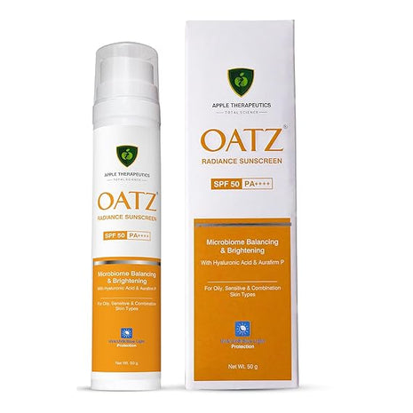 Oatz Radiance Sunscreen SPF 50 PA+++ 50gms