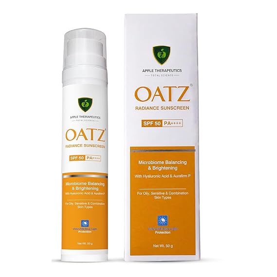 Oatz Radiance Sunscreen SPF 50 PA+++ 50gms
