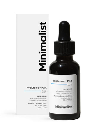 Minimalist Hyaluronic + Pga 02% Face Serum 30Ml