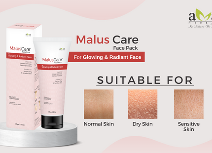 Maluscare face pack cleanser 75g pack of 2