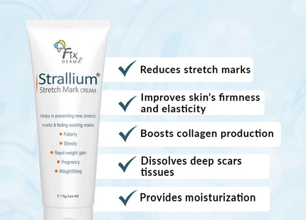 Strallium stretch mark cream 75g pack of 2