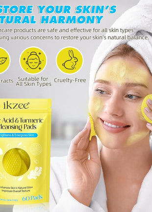 Turmeric Kojic Acid Cleansing Pads