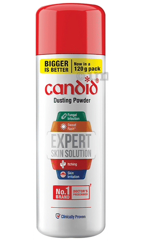 Candid Dusting Powder 120 gm|Glenmark OTC