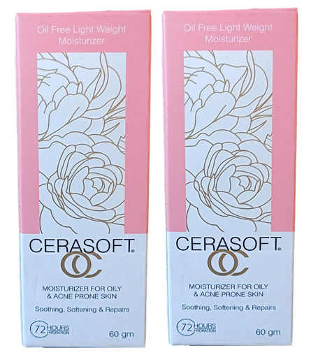 Cerasoft oc Moisturizer 60g Pack of 2