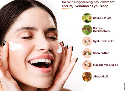 Bi-luma Advance Skin Brightening Night Cream With Vitamin C & Hyluronic Acid For Even Skin Tone, Dark Spots & Wrinkles, 45g | galderma