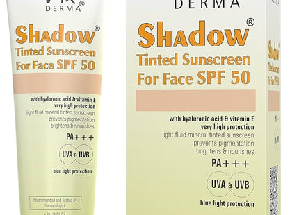 Shadow spf50 tinted sunscreen for face 30g
