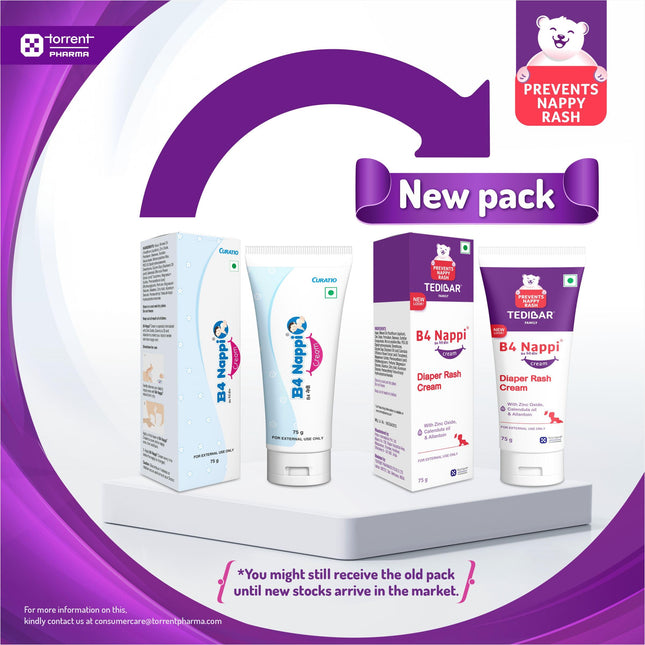 B4 Nappi Cream, 75 gm