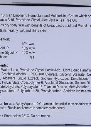 Aqurea 10 Moist - Tube of 100g Cream