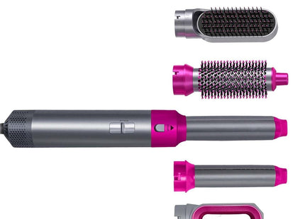 Muti-Functional 5 IN 1 Hair Styling Tool Detachable Hot Air Brush Hair Dryer with Comb