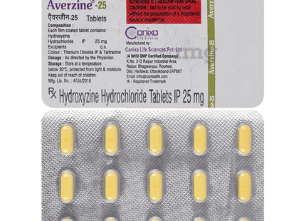Averzine 25mg Tablet | Canixa