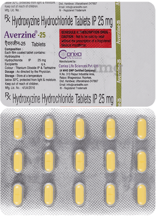 Averzine 25mg Tablet | Canixa